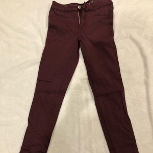American eagle colored skinny jeans